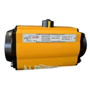 Actuador neumatico de piñon y cremallera Rhino automation